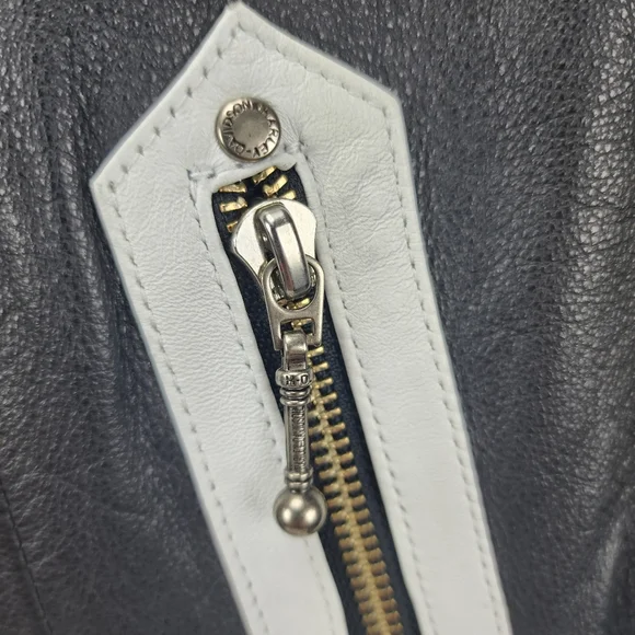 Harley-Davidson Kaleidoscope Leather Jacket Women's Size L - Picture 4 of 10